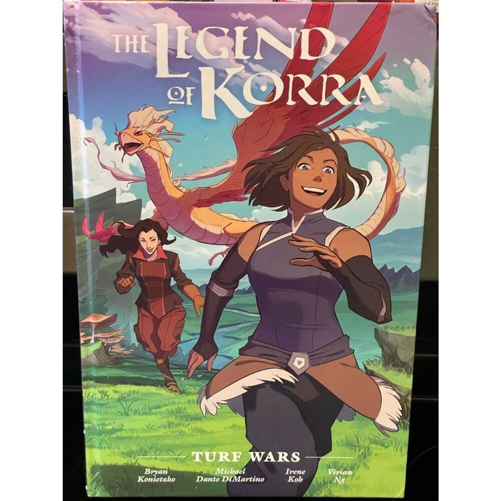 The Legend of Korra: Turf Wars Graphic Novel - Vibrant Multi-Color Cover